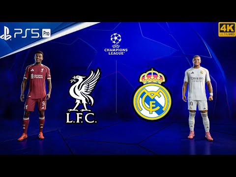 Видео: FC 26 — «Ливерпуль» против «Реал Мадрид» — Лига чемпионов УЕФА, 25/26, этап лиги — PS5™ Pro [4K60]