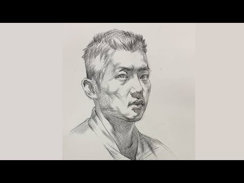 Видео: Как нарисовать структуру портрета