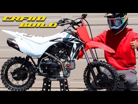 Видео: БЕЗУМНАЯ МОДИФИКАЦИЯ CRF110 PIT BIKE! Реставрация от начала до конца