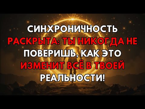 Видео: Тайны Синхроничности Раскрыты: Шокирующее Объяснение, Которое Изменит Вашу Жизнь Навсегда