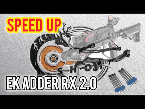 Видео: Как накрутить тетиву на арбалетах. Ускоряем арбалет EK COBRA ADDER RX 2.0 с замером скорости