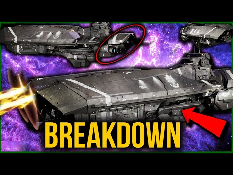 Видео: ПОЛНЫЙ разбор штурмового авианосца ККОН класса «Орион» (история корабля Halo)