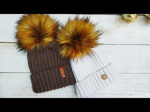 Видео: Шапка ту́киш / shapka tõqish/резинка узор