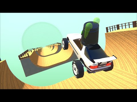 Видео: Я построил эту дурацкую карту GTA Downhill Halfpipe...