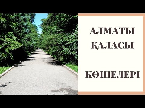 Видео: АЛМАТЫ ҚАЛАСЫНЫҢ КӨШЕЛЕРІ, ВОКЗАЛ 1, ШОЛОХОВА, АҚАН СЕРІ