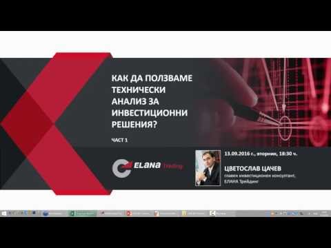 Видео: Онлайн семинар: Как да ползваме техническия анализ за инвестиционни решения – Част I