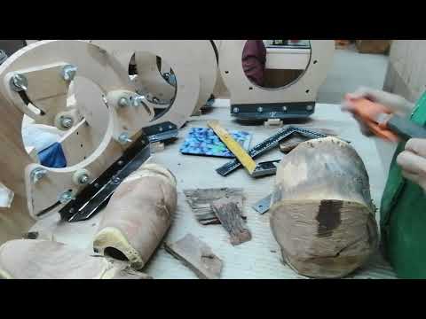 Видео: Ваза из волшебного сайеля. Показываю, как зашпаклевать , большой разрыв. Sahelian acacia and lemon.