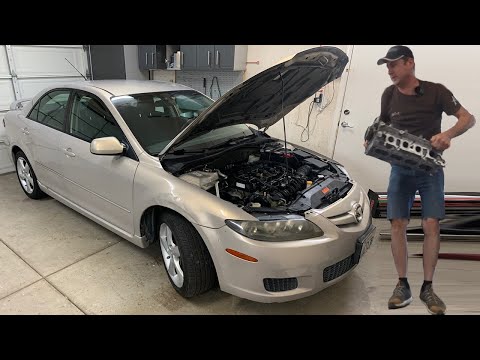 Видео: Mazda 6 Перегрев двигателя / Цена шлифовки ГБЦ в США