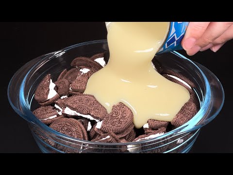 Видео: Только Орео и сгущенное молоко! Десерт за 5 минут без выпечки!