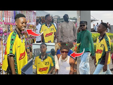 Видео: Пеллер, Шатта Уэйл и его ребята штурмуют торговый центр Аккры с огромной толпой, чтобы пройтись п...