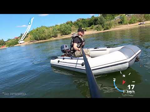 Видео: АКВА 2900 слань-книжка и слань-книжка киль под максимальными моторами | 5 л.с.| 9 л.с.
