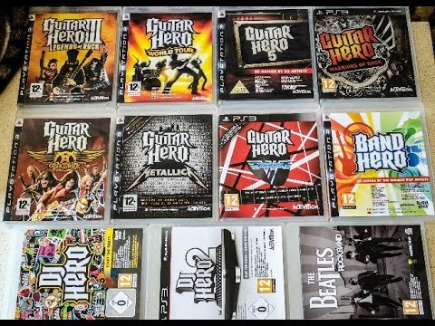 Видео: Обзор моей коллекции Guitar Hero на Playstation 3