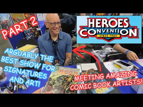 Видео: Встреча с создателями комиксов и поиск оригинальных работ на этом УДИВИТЕЛЬНОМ фестивале! | Heroe...