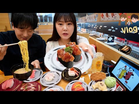 Видео: Mukbang Vlog | Суширо еще раз🍣 и новая прическа !! Прогулка возле скалы.