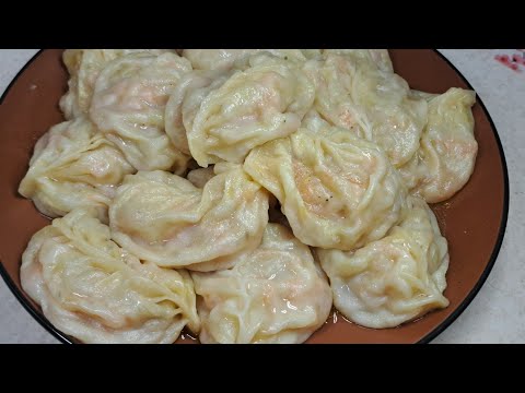 Видео: Сочные Манты с тыквой МАНТЫ тает во  рту.Идеальное  тесто #рецепты