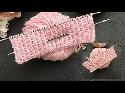 Видео: ЭТОТ УЗОР НЕ ОСТАВИТ ВАС РАВНОДУШНЫМИ!! ЭТО ЧТО- ТО НЕВЕРОЯТНОЕ! ШИКАРНАЯ резинка СПИЦАМИ!