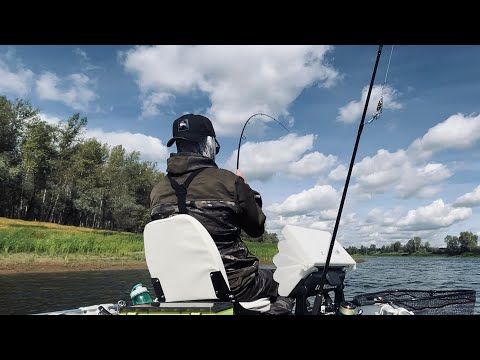 Видео: Мощные поклёвки почти на каждом забросе! Рыбалка на спиннинг с ночёвкой на реке 2025 #рыбалка #джиг