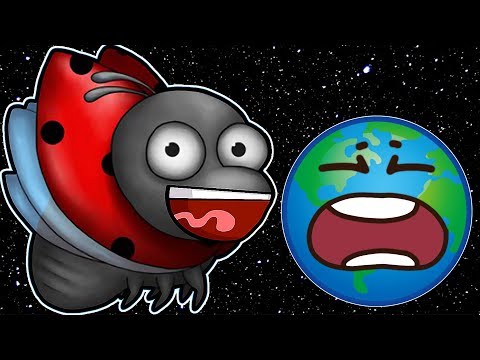 Видео: СУПЕР БОЖЬЯ КОРОВКА как и ГЛАЗАСТИК съедает ПЛАНЕТУ Мультик ИГРА Tasty Planet Forever