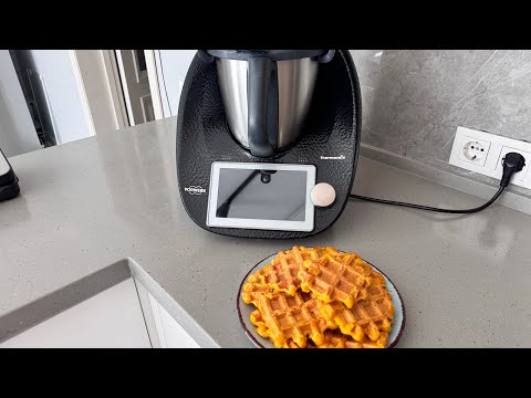 Видео: Тыквенные вафли на Термомиксе. #thermomix #термомикс #вафлирецепт 