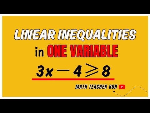 Видео: Решение линейного неравенства с одной переменной – Математика, 8 класс, 3-я четверть – MATATAG CU...