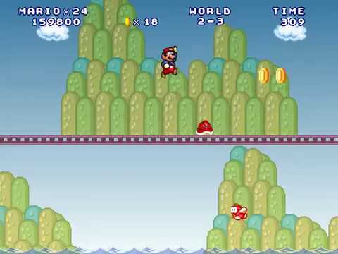 Видео: Полное прохождение игры Mario Forever