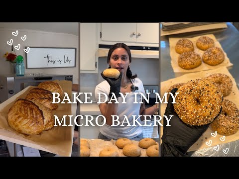 Видео: День выпечки в моей мини-пекарне | Тестирую новую духовку!🥖