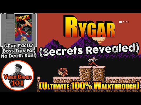 Видео: Прохождение Rygar NES | 100% руководство | Видеоигры 101