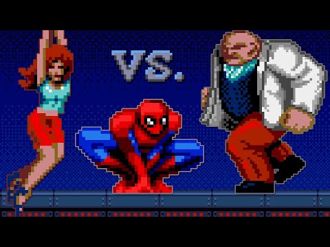 Видео: Человек-паук против Кингпина (Sega CD) Все боссы (без урона)