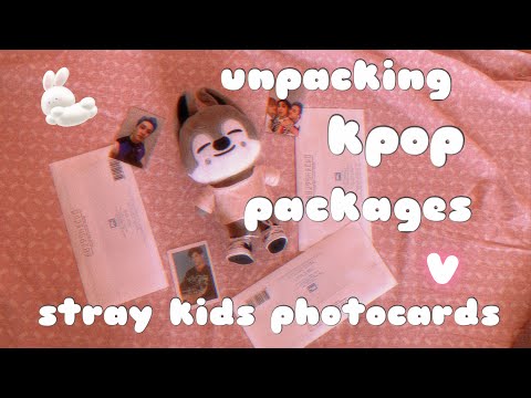 Видео: распаковка фотокарт stray kids |  july 2022 skz collective haul #1