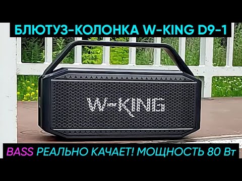 Видео: КОЛОНКА W-KING D9-1 ► ОБЗОР ПОРТАТИВНОЙ КОЛОНКИ С МОЩНЫМ БАСОМ (Реально качает!)