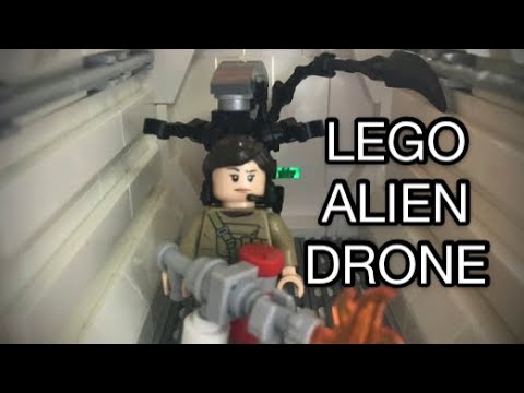 Видео: Lego Alien Drone | Lego Alien Isolation MOC | Лего Чужой Трутень | Самоделка Лего Чужой Изоляция