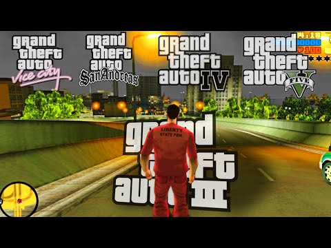 Видео: ВСЕ ПЯТЬ GTA ПОДРЯД - НИ ОДНОГО ПРОВАЛА МИССИИ И СМEPTИ (№1)