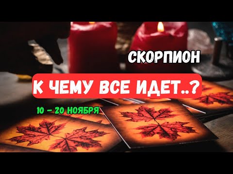 Видео: ♦️Скорпион♏️Что Ждет..⁉️ Что неожидано из прошлого..⁉️ События с 10 по 20 Ноября🔴Astro Ispirazione 
