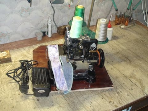 Видео: Китайский оверлок GN. Регулировка.