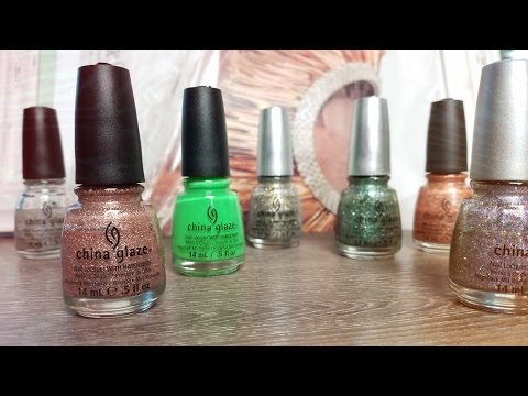 Видео: Моя коллекция лаков: China Glaze, обзор и весенняя чистка