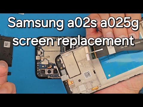 Видео: Пошаговое руководство по замене экрана Samsung a02s a025g