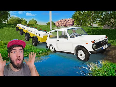 Видео: НЕТ ТРАКТОРА - НИВА ТАЩИТ ► Farming Simulator 22 ПО СЕТИ #1