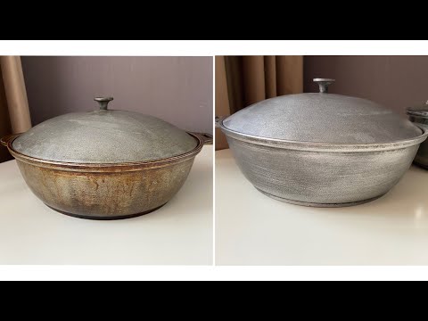 Видео: Қазандарды 5-минутта тазаладым | Оңай әдіс | Қазан тазалау
