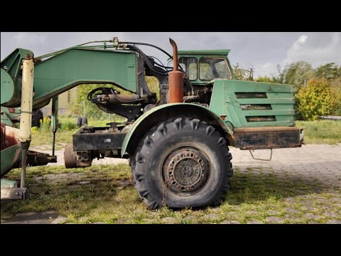 Видео: Monster machine Scraper MOAZ-6014 Made in Russia - Równiarka МОАЗ w Polsce.