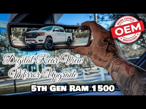 Видео: Обновление цифрового зеркала заднего вида OEM — Ram 1500 5-го поколения