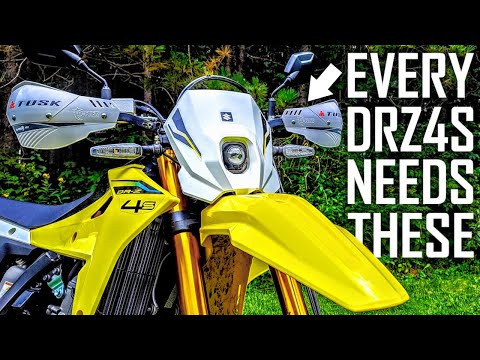 Видео: Первая модификация DRZ4S, которую должен сделать КАЖДЫЙ! | Установка цевья Tusk D Flex | Сборка 4...