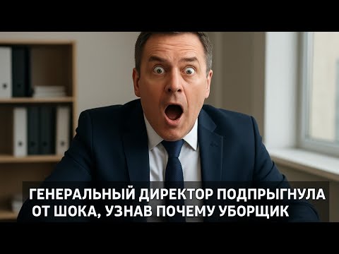 Видео: "Генеральный Директор ПОДПРЫГНУЛА от ШОКА, узнав ПОЧЕМУ Уборщик УХОДИТ РАНО по Пятницам!"