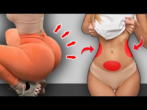 Видео: 100% гарантия 🍑 Идеальная тренировка для круглых попы и сжигание жира 🍑 Никакого оборудования!