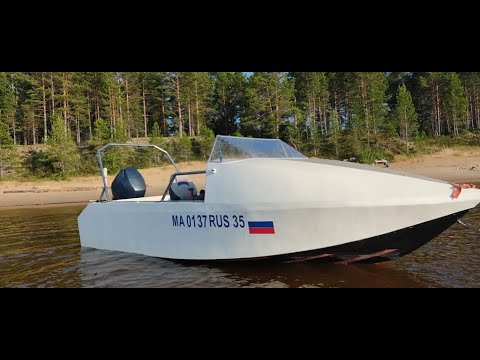 Видео: обзор катера супер-касатка 5.7м + Yamaha f80aet