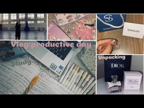 Видео: Vlog:productive day/study📓📑/glow up/skin care routine 🌝🫶🏻clean/тренеровка