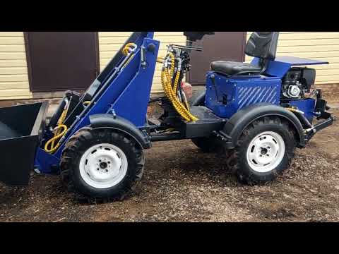 Видео: Минипогрузчик гидроход