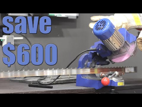 Видео: Лучший способ заточить лезвие пилы (Дешёвый!)