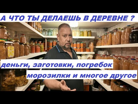 Видео: А что ты делаешь в деревне Деньги Заготовки Морозилки Погребок и ещё