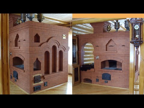 Видео: Уникальная русская печь сложенная  мной 17 лет назад, обзор печи и её устройства