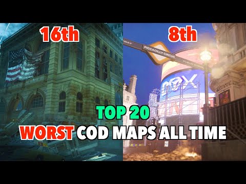 Видео: ТОП-20 ХУДШИХ карт Call of Duty всех времен